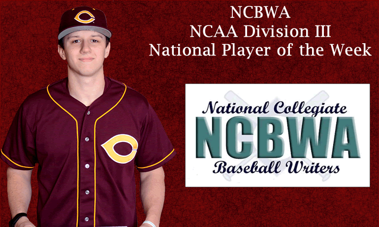 Bornhauser Is NCBWA National Player Of The Week