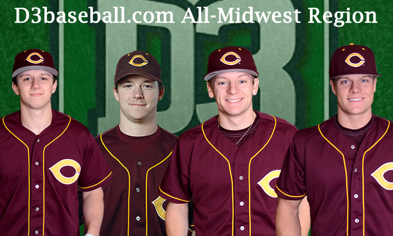 Four Players Named To D3baseball All-Region Teams