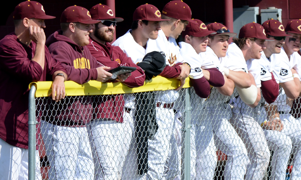 It was all sun, short sleeves and smiles for the Cobbers as they beat Minn.-Morris in the earliest home opener in school history.