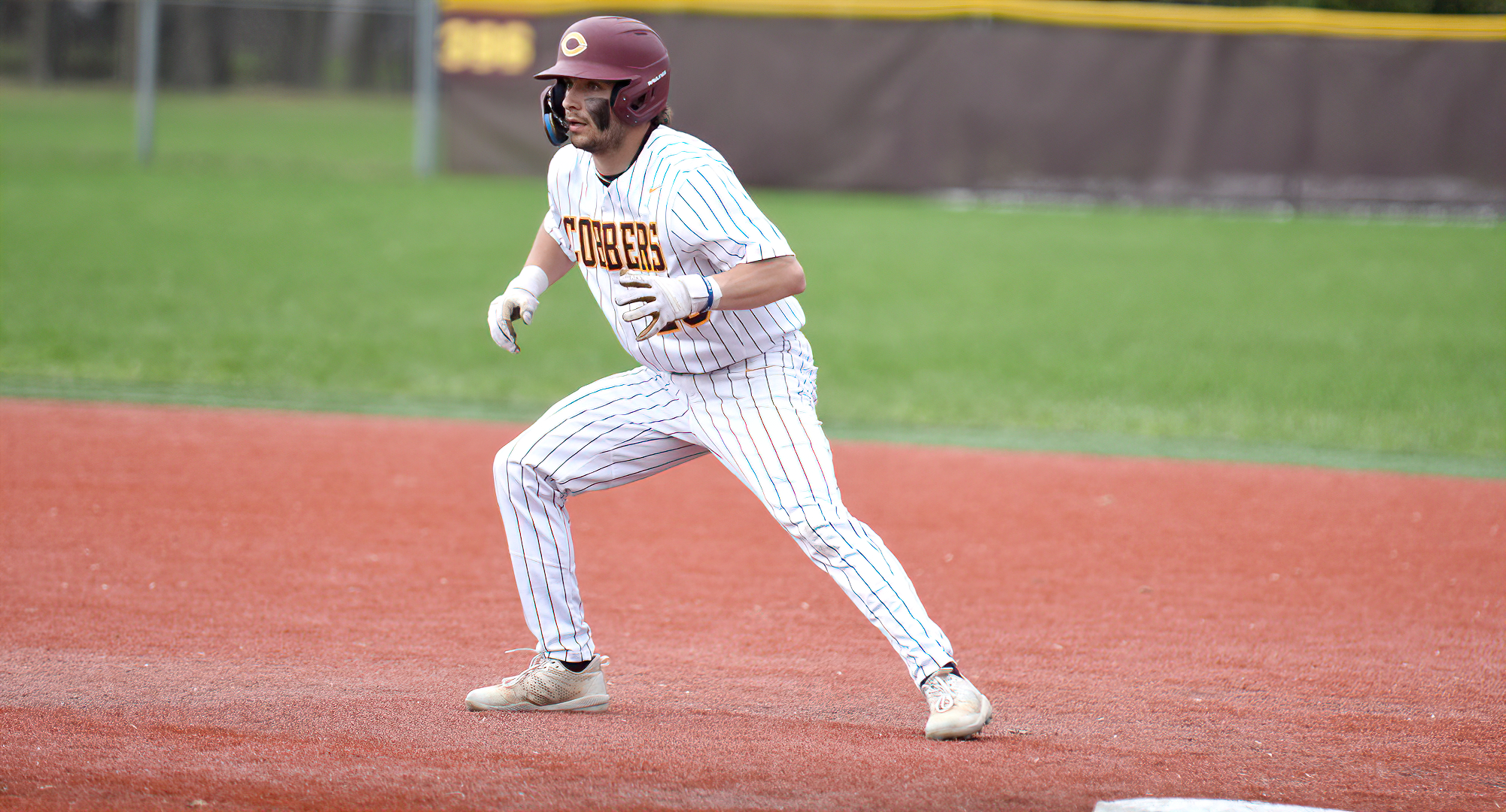Junior David Dorsey scored two of the Cobbers' three runs against Immaculata. He leads the team in runs scored this season with 10.