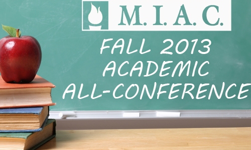 40 Fall Athletes Receive Academic All-MIAC Honors