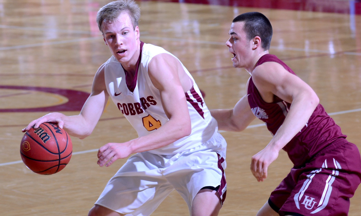 Tom Fraase was 4-for-7 from 3-point range, 6-for-6 from the free throw line and finished with 22 points in the Cobbers' win over Hamline.