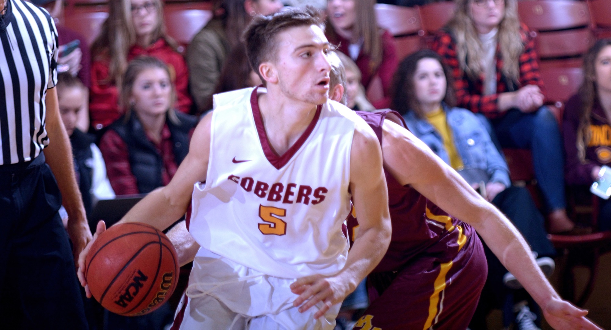 Freshman Bryden Urie scored a career-high 16 points to help Concordia earn its first conference win of the season.