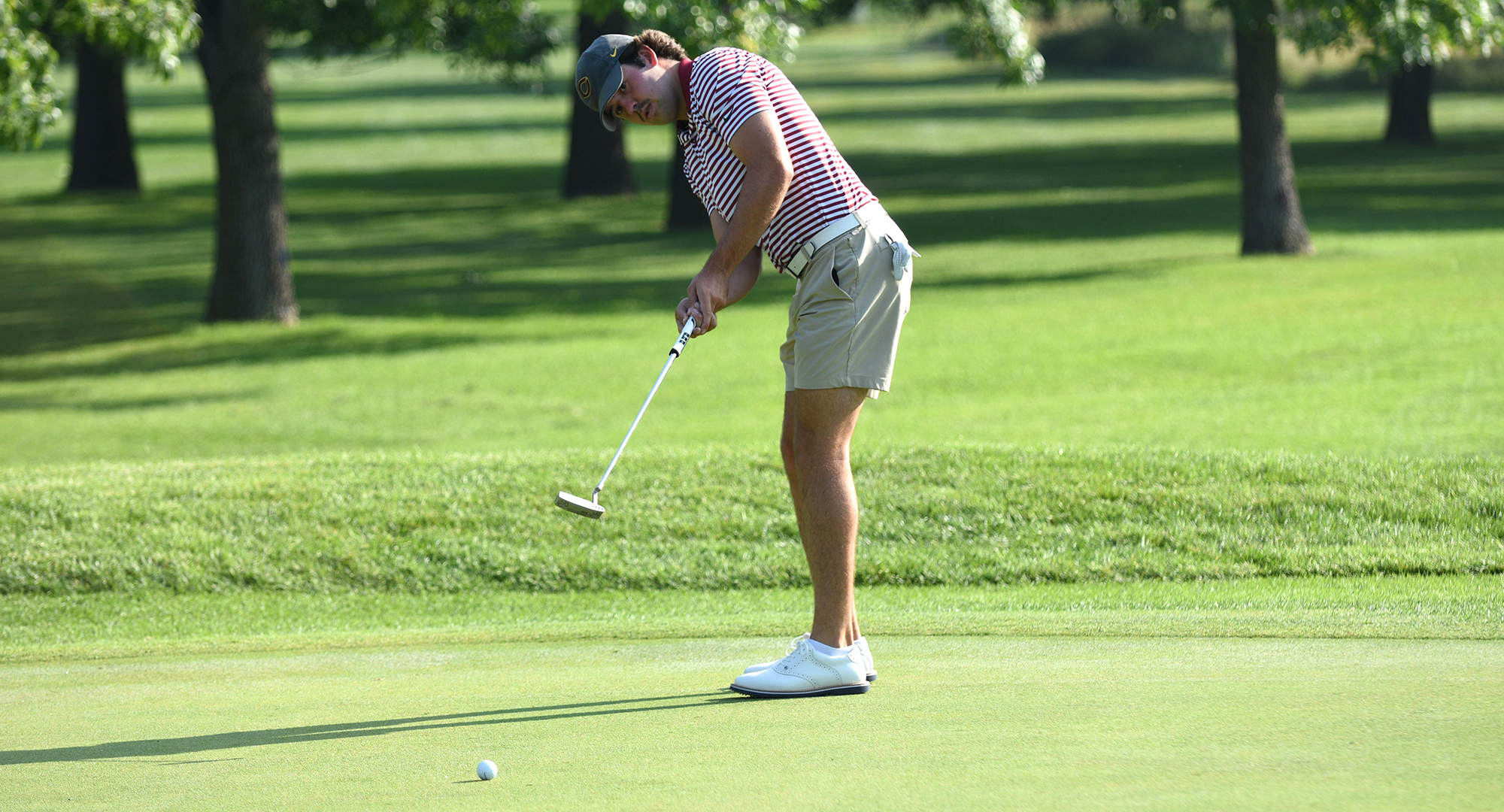 Senior Ryan Jenson was the most consistent Cobber golfer at the Gustavus Invite. He shot rounds of 76 and 75 to finish in a tie for 20th place.