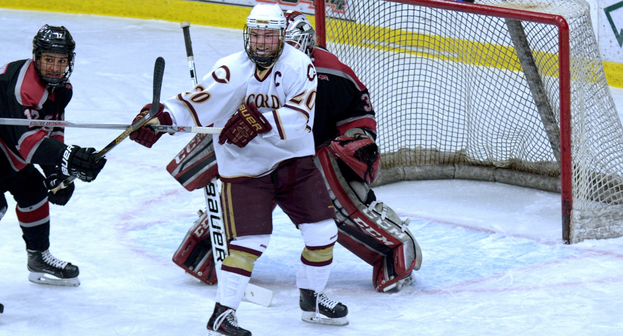 Senior captain Jeremy Johnson scored the Cobbers' lone goal in the MIAC semifinal game at St. Thomas.