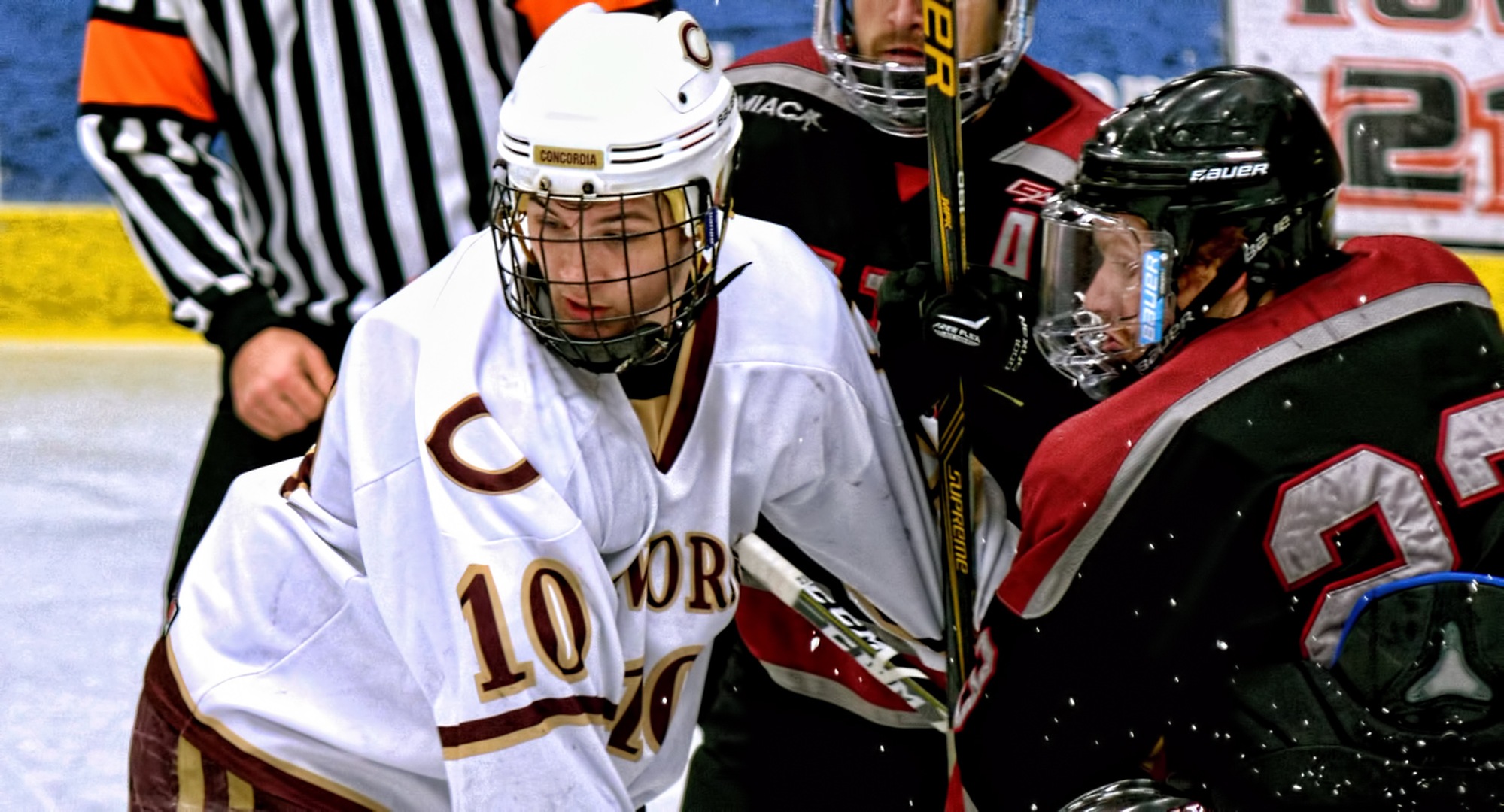 Senior captain Zach Doerring scored his second goal in as many games in the Cobbers' game with Augsburg.