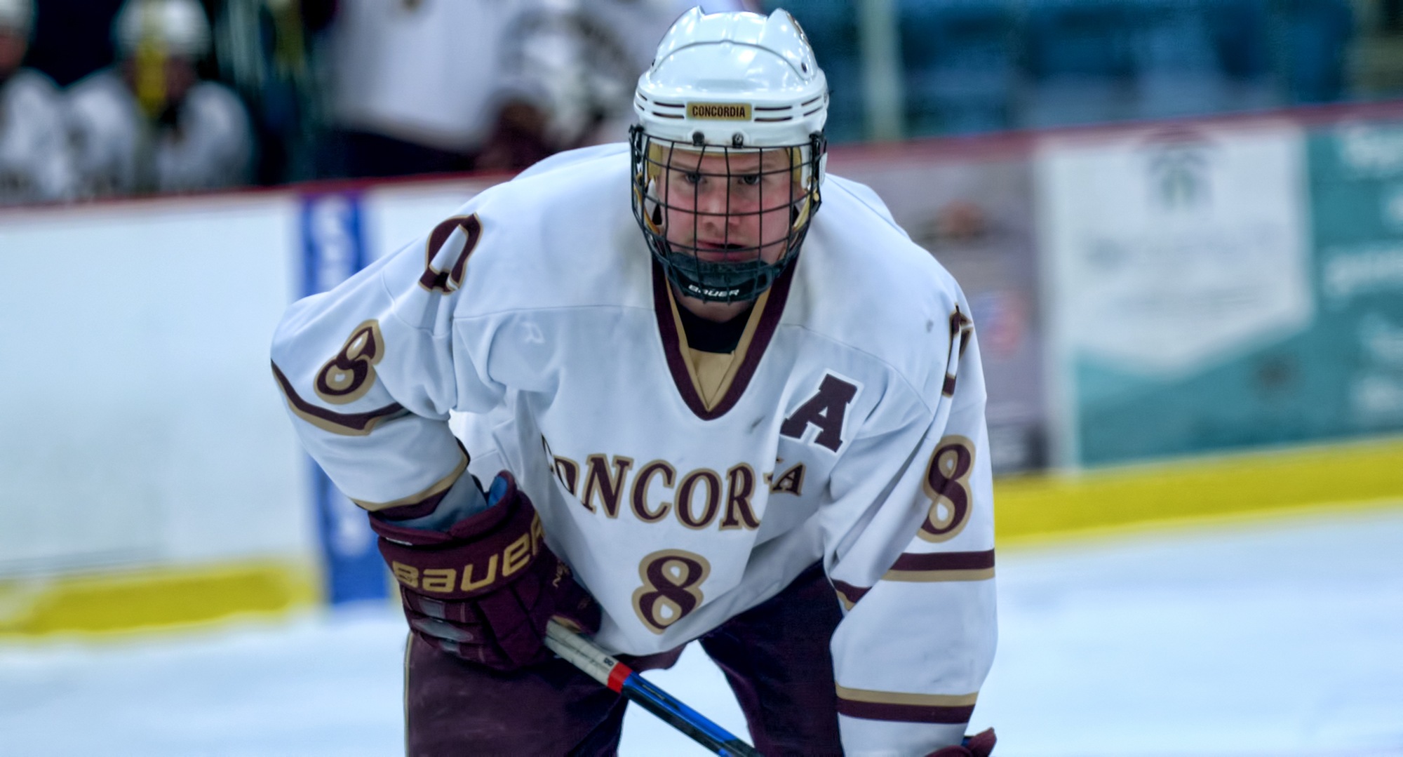Senior Bryan Kronberger had two goals and three total points to help the Cobbers beat St. John's 4-2 and gain a split in the two-game series.