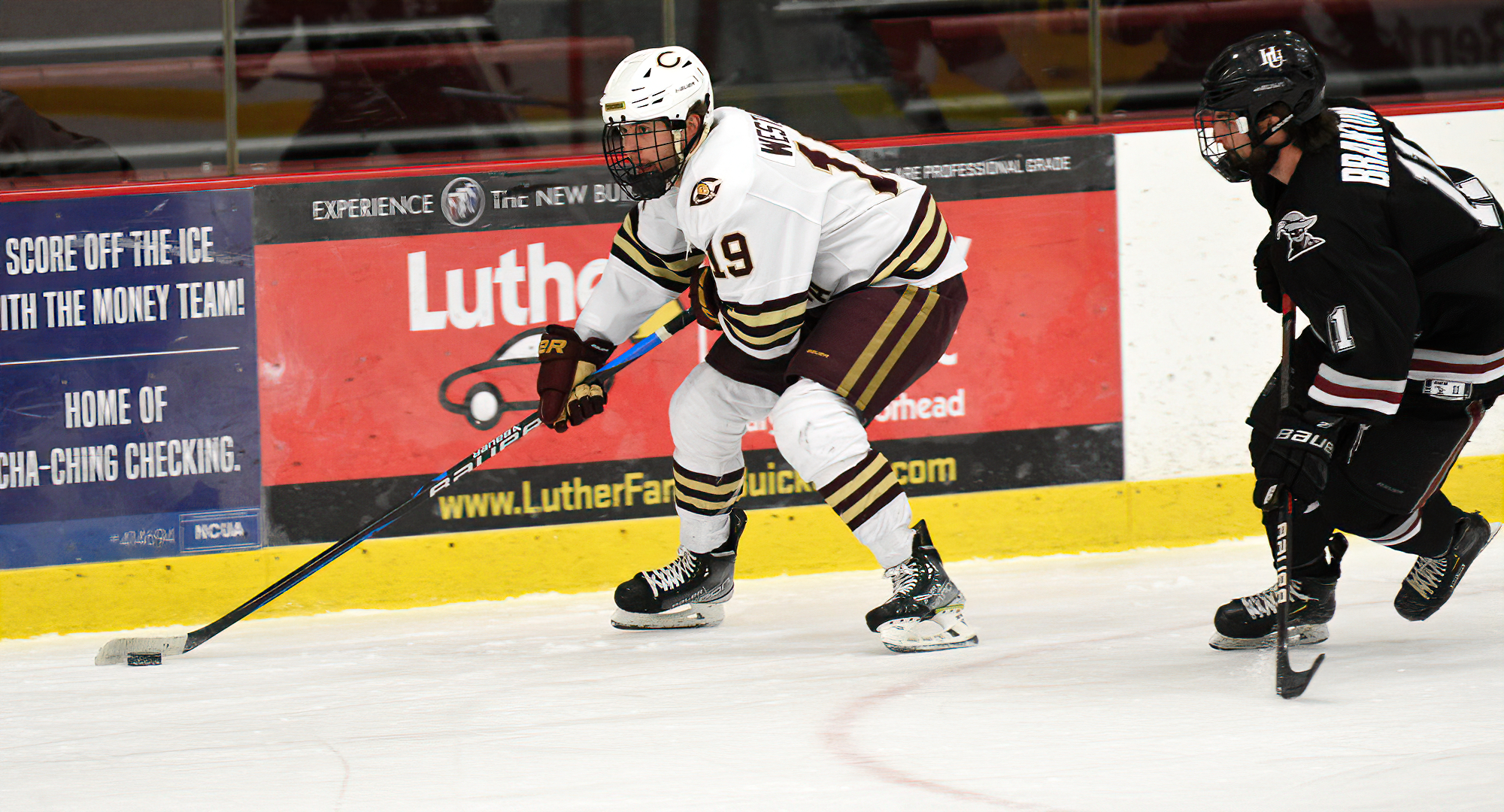 Freshman Jack Westlund scored the Cobbers' second goal in their series finale at St. Scholastica. He also led the team with six shots on goal.