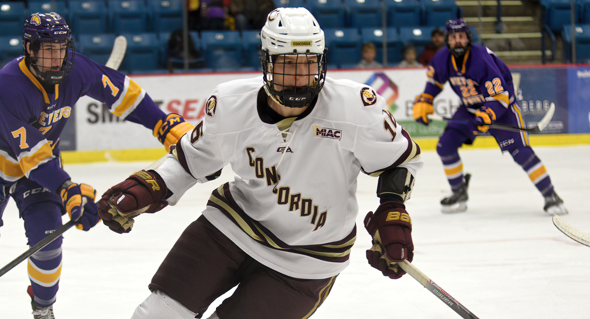 Kevin Ness recorded his second straight 2-goal game in the Cobbers' series opener at Augsburg. Ness now has five goals in the last five games.