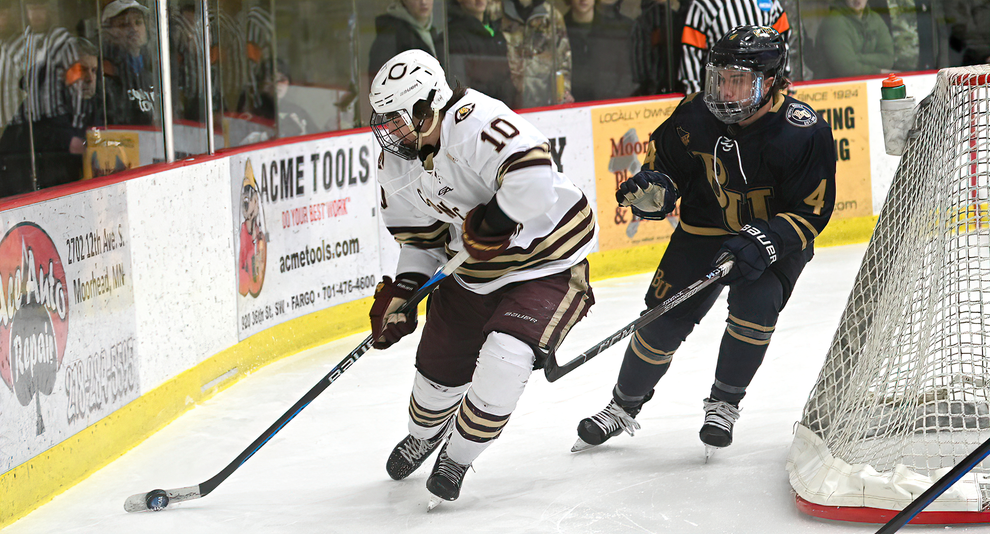 Hunter Olson was one of three Cobber players who had four shots on goal in Concordia's series finale with Bethel.