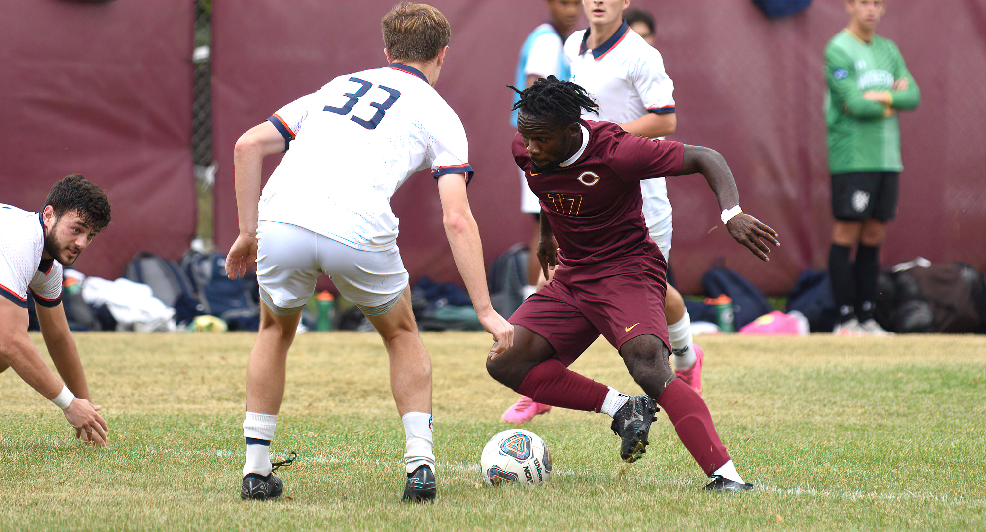 Junior Leo Dunor scored his team-leading sixth goal of the season in the Cobbers' game at Bethel.