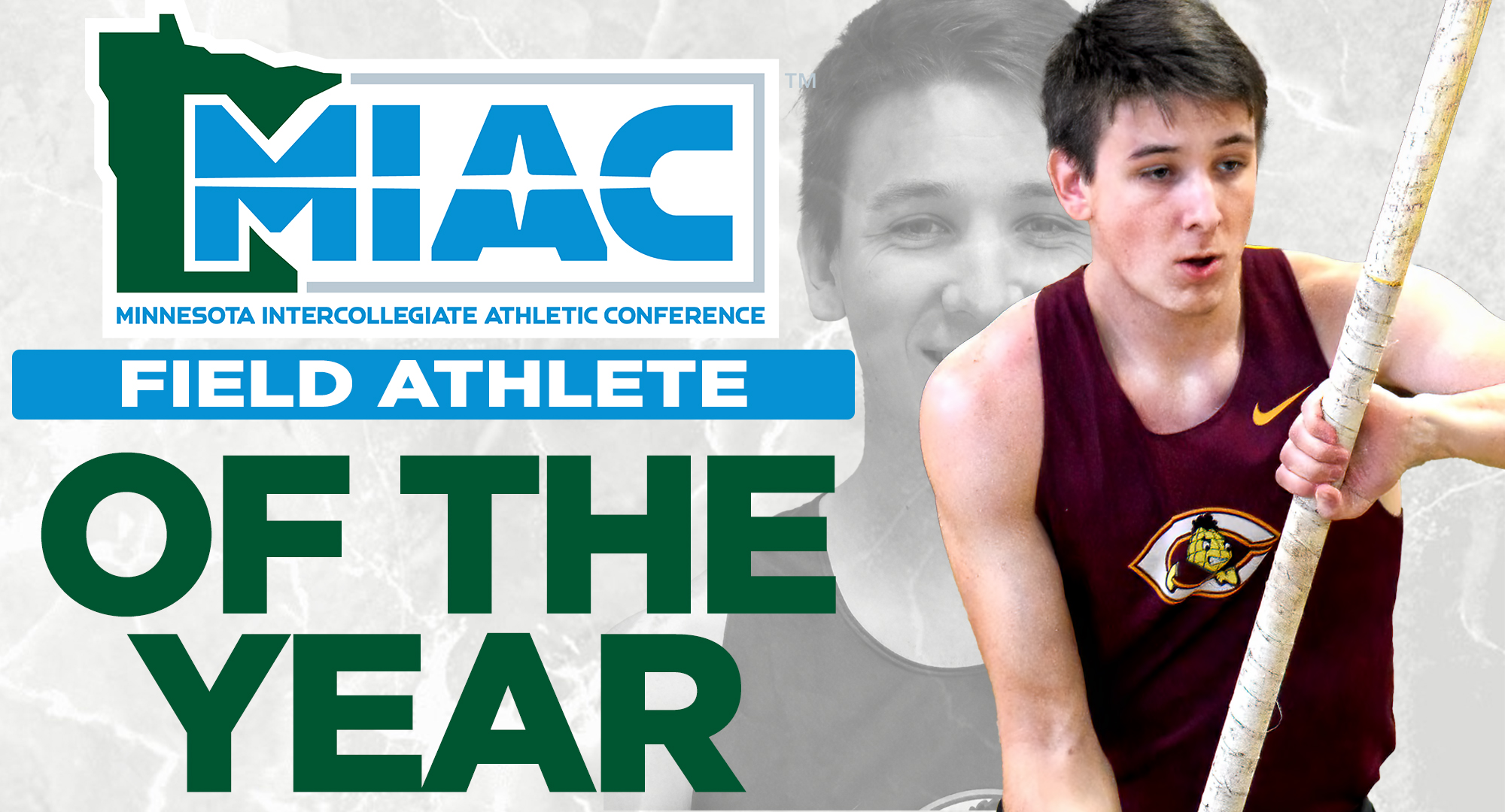 Wade Rhonemus became the first Cobber to win MIAC Indoor Field Athlete of Year since 2015 after he won the heptathlon in record-setting fashion