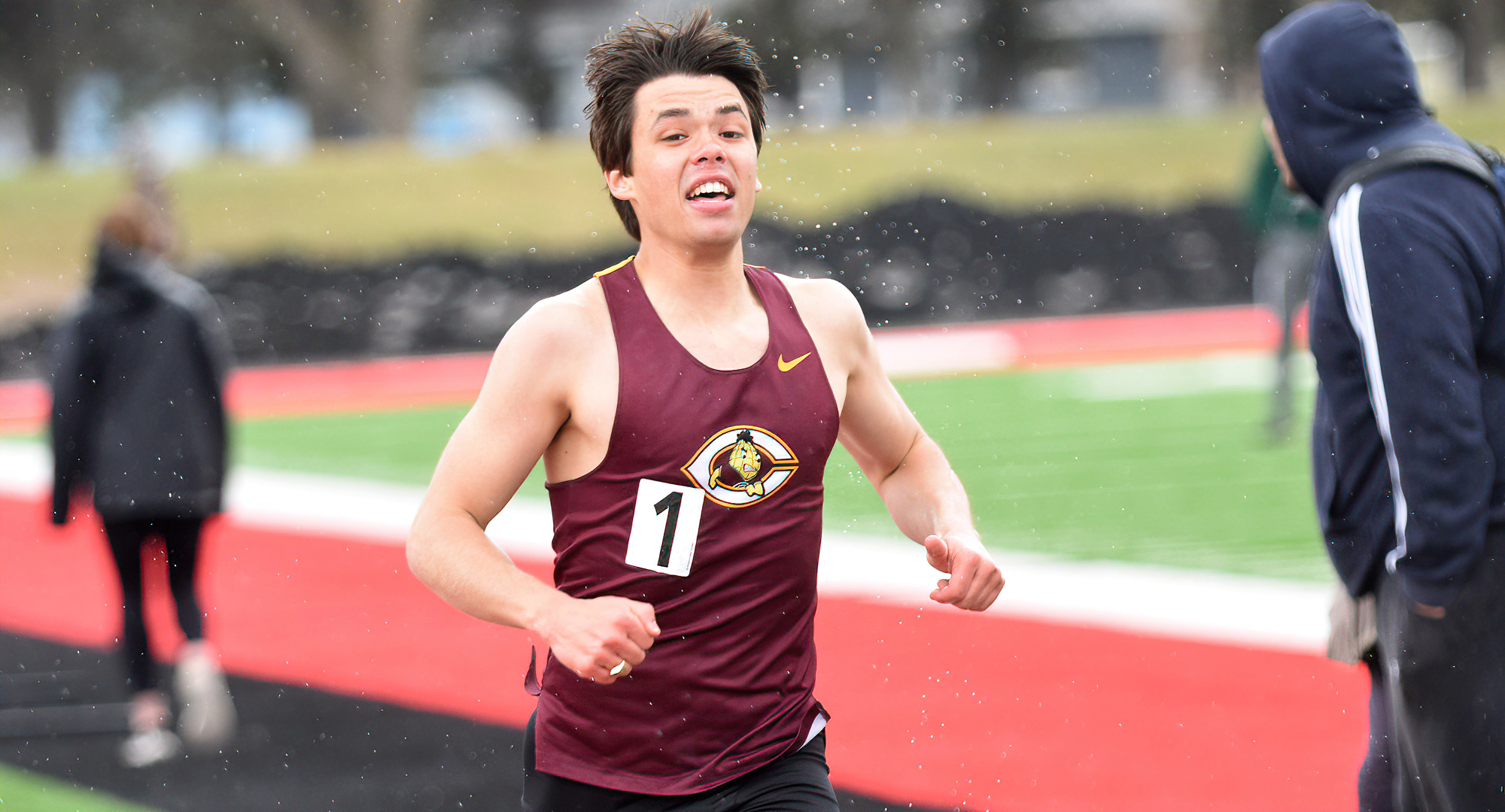 Cole Nowacki was one of several Cobbers who competed at the Simpson Open and Drake Relays. He posted a career-best time in the 3K steeplechase.