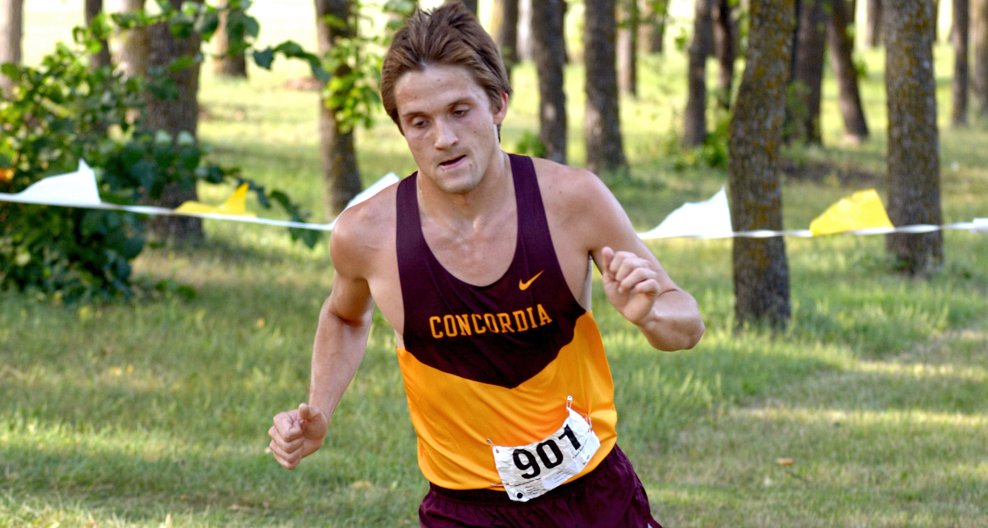 Junior Brandon Quibell led the Cobbers at the St. Olaf Invite. He has led the team in both meets he has participated in this season.