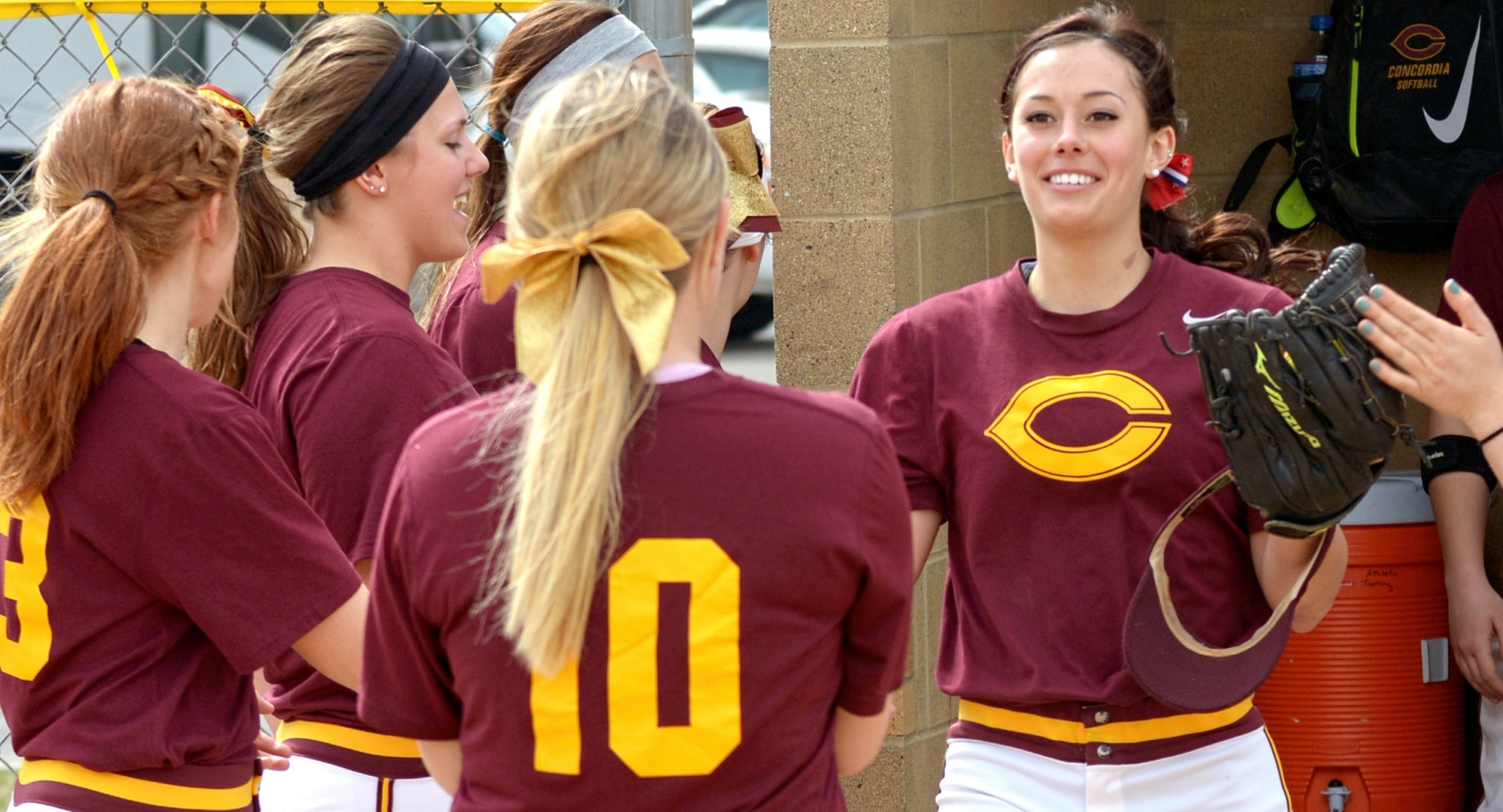 Senior Madison Little didn't make an out, scored four runs and stole six bases in the Cobbers' two wins to start the 2017 season.