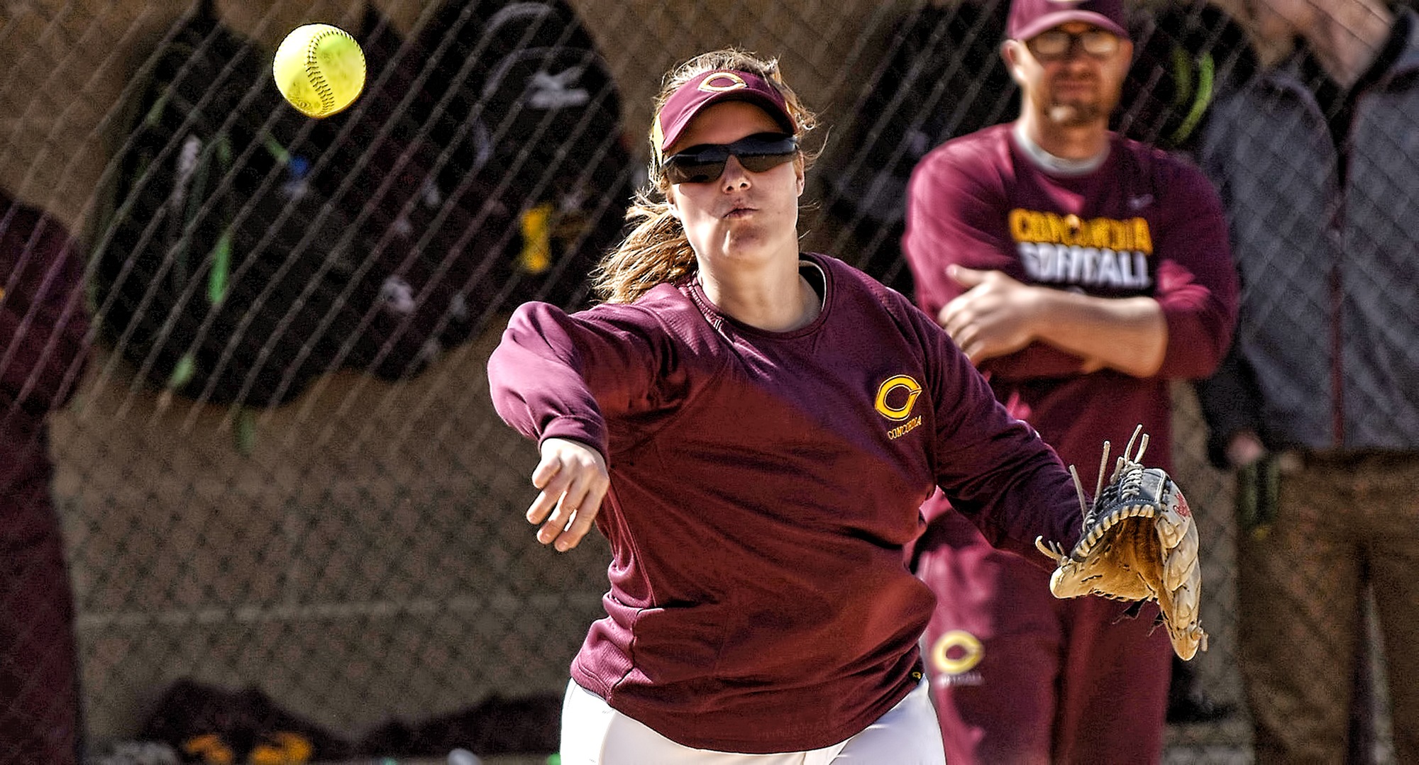 Sophomore Taylor Erholtz went 2-for-3 in each game as the Cobbers split their two games on Day 2 in Florida. She leads the team with a .583 average.