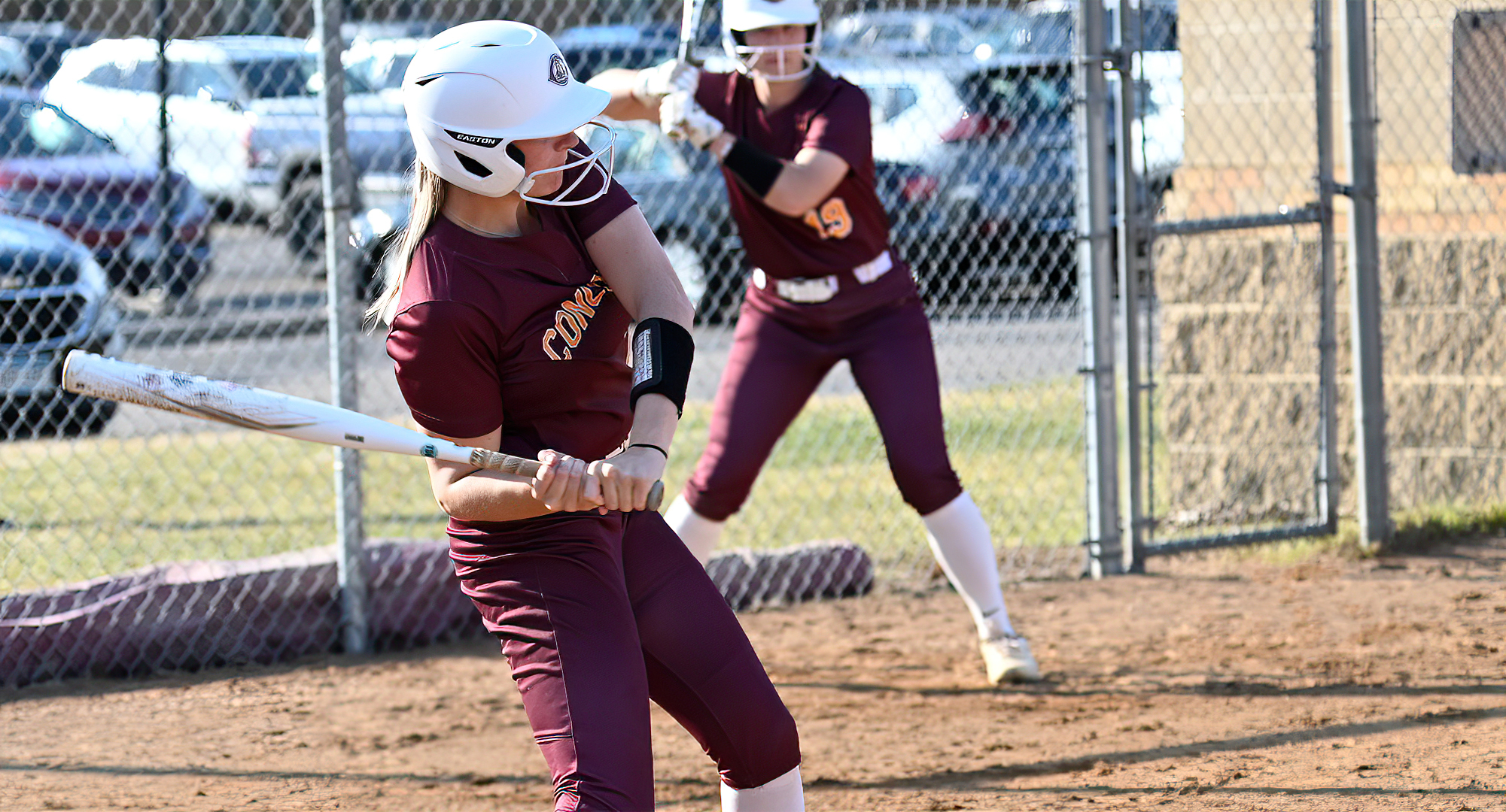 Cobber junior Karissa Finnigan went 3-for-4 in Game 2 against Hamline in the Cobbers' doubleheader with the Pipers.