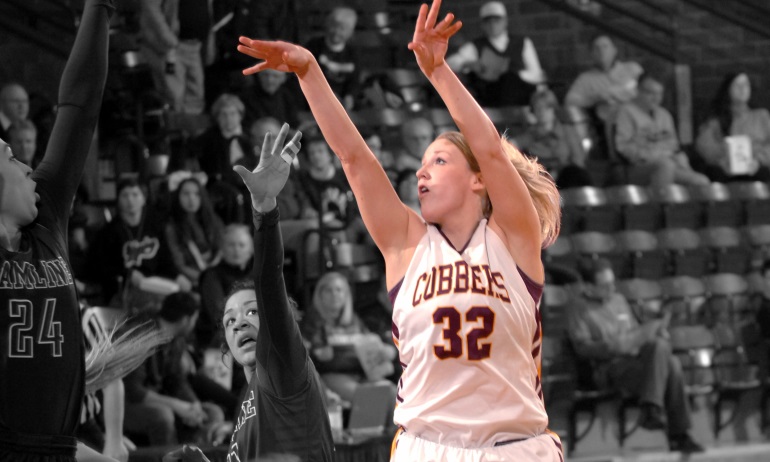 Alley Fisher broke the school record for career 3-pointers and helped Concordia clinch an MIAC playoff spot.