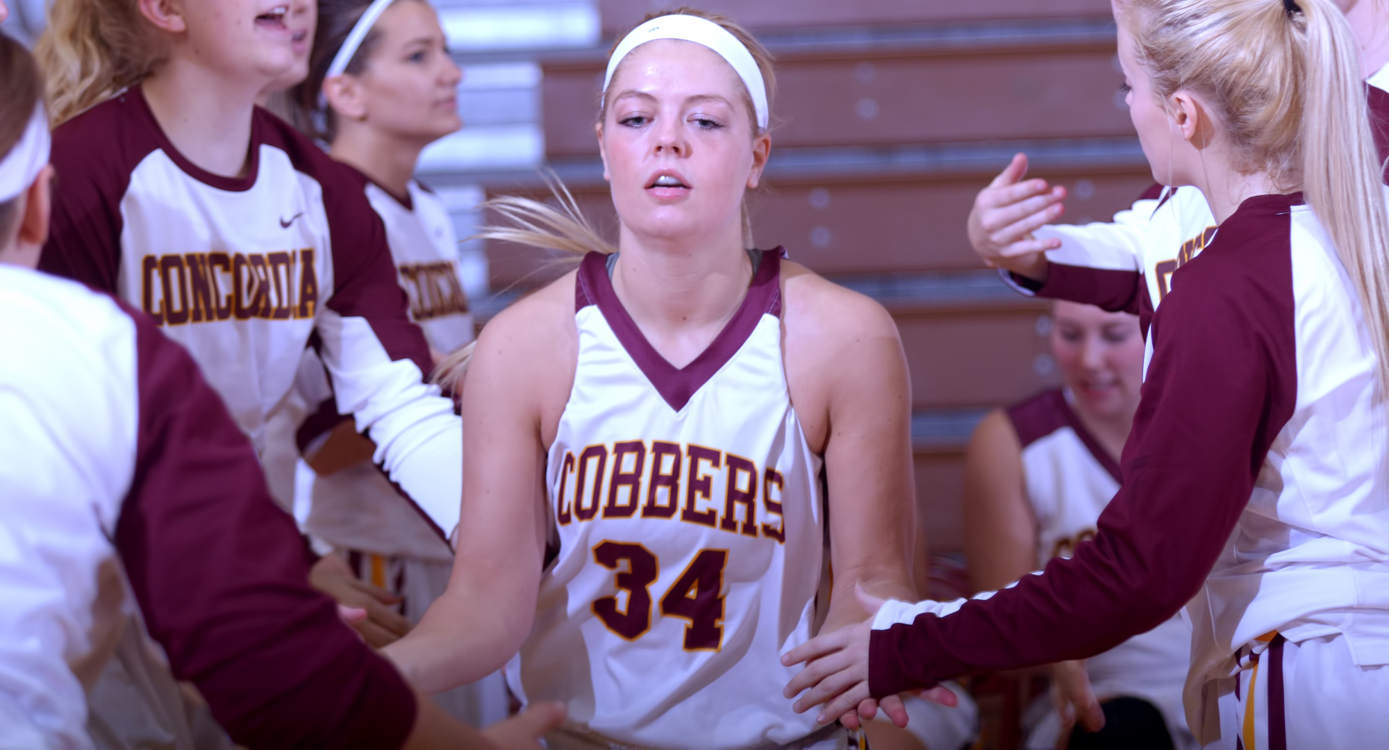 Junior Grace Wolhowe scored a career-high 23 points in the Cobbers' year-ending game at St. Scholastica.