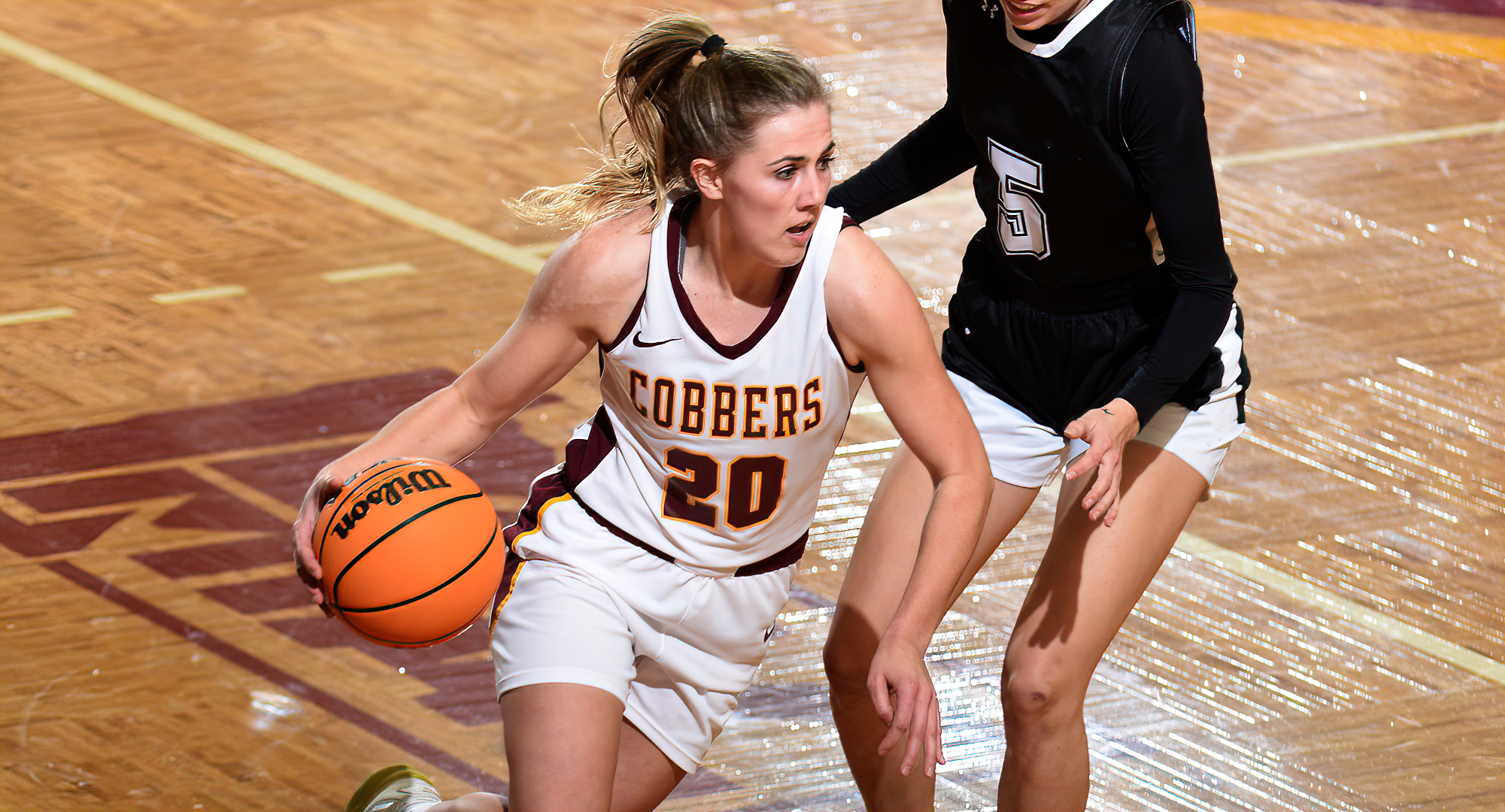 Senior Emily Beseman was a perfect 10-for-10 at the free throw line and finished with a team-high 16 points in the Cobbers' win at St. Ben's.