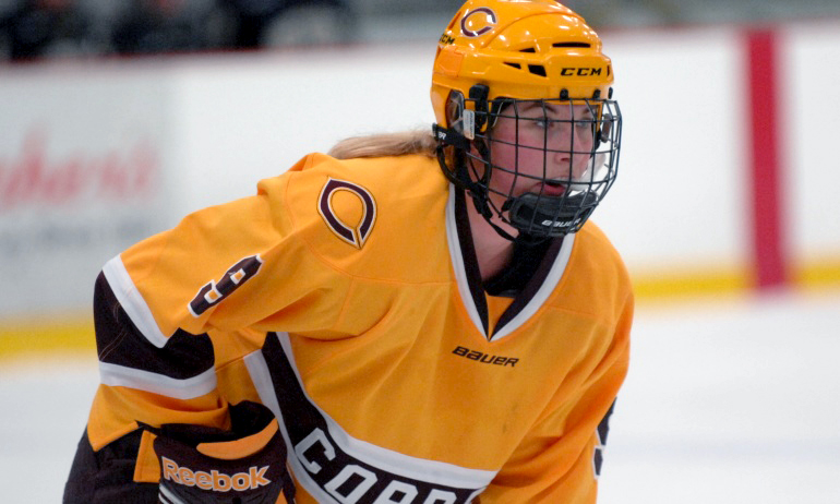 Cobber sophomore Amber Schaack had the team's first goal in a 3-2 loss at #6 Wis.-River Falls.