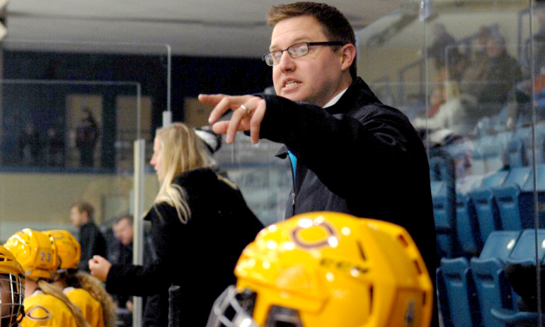 Jason Gregoire had the interim tag removed and becomes the seventh head coach in the history of Cobber women's hockey.