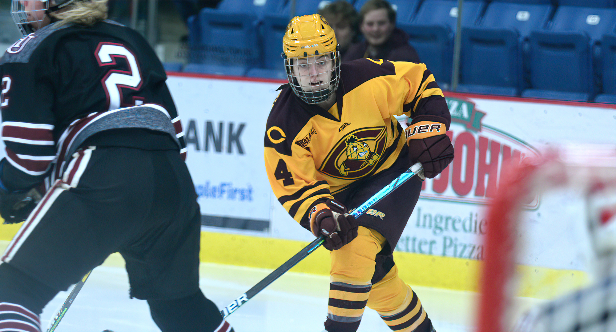 Sophomore Abbey Hardwick had a team-high four shots on goal in the Cobbers' series finale at Hamline.