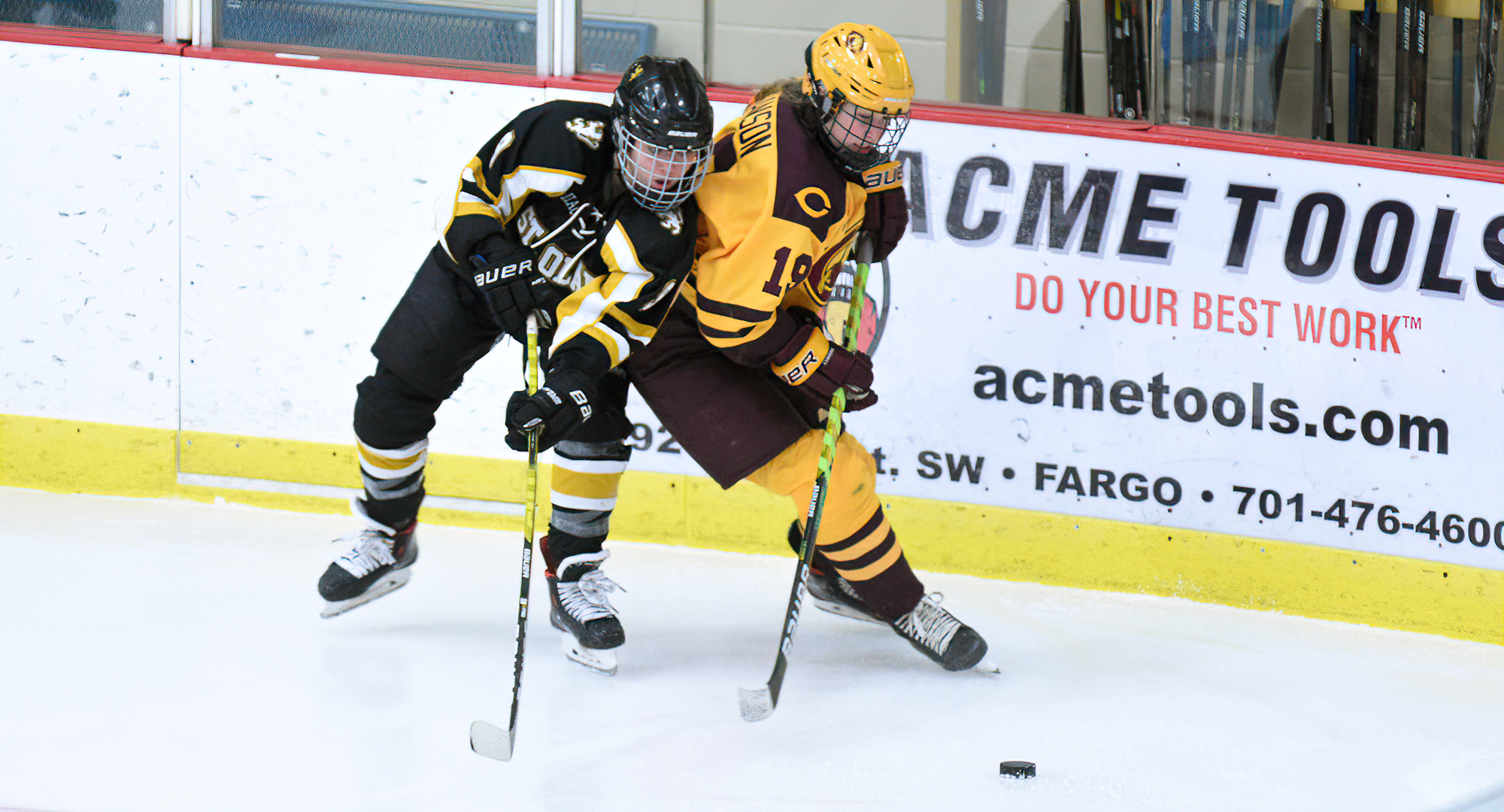 Junior Paige Hanson had one of the Cobbers' 17 shots on goal in their series opener at St. Olaf.