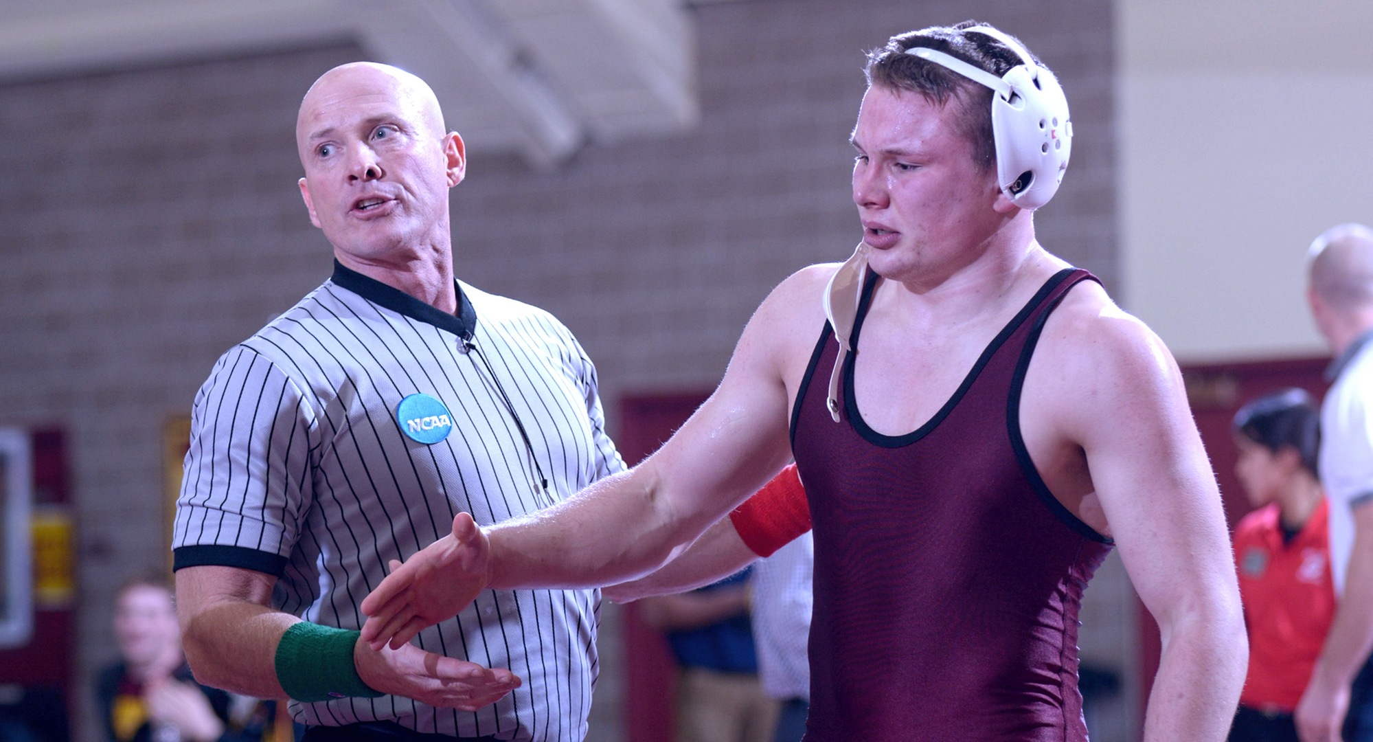 Senior Jake Johnson was one of four Cobber wrestlers to finish second at the season-opening Jamestown Invite.