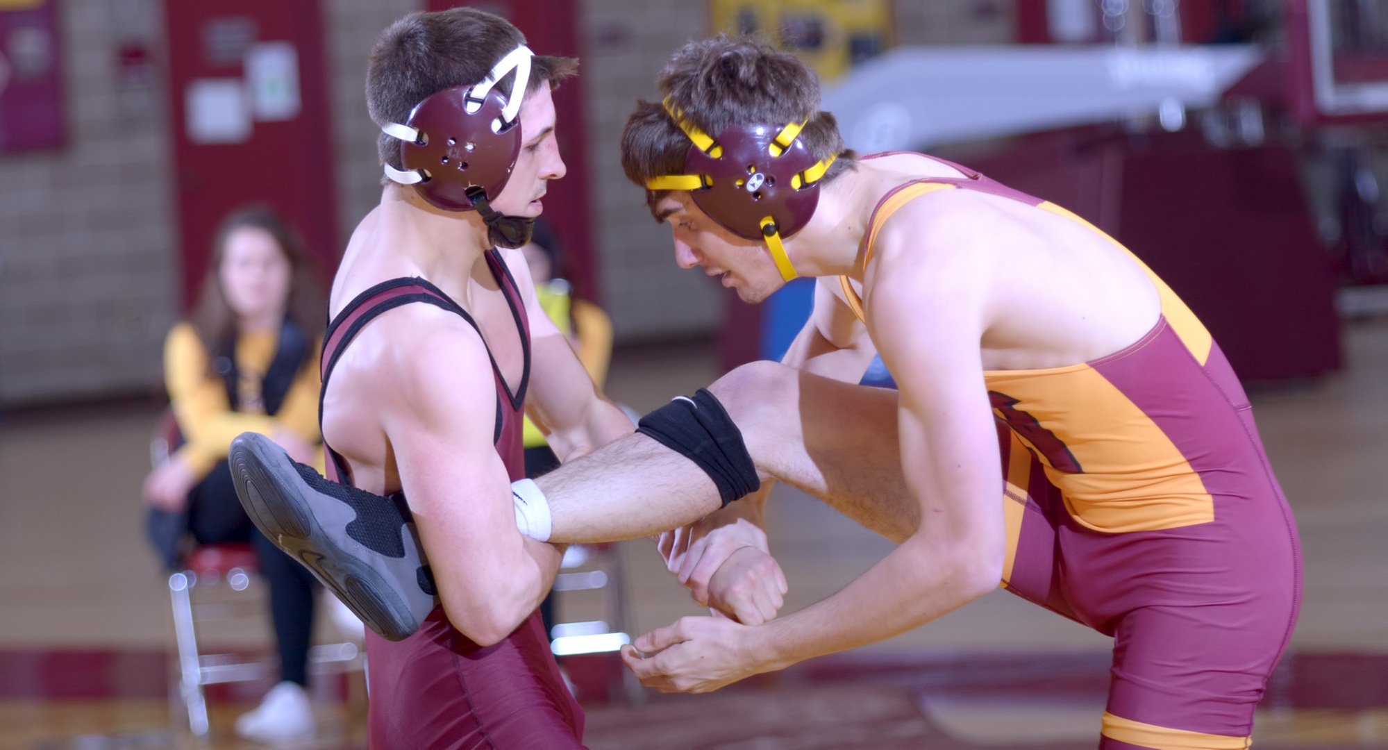Senior Aaron Dick led the Cobbers with a pair of wins at the Desert Duals. He now leads the team with 11 wins on the year.