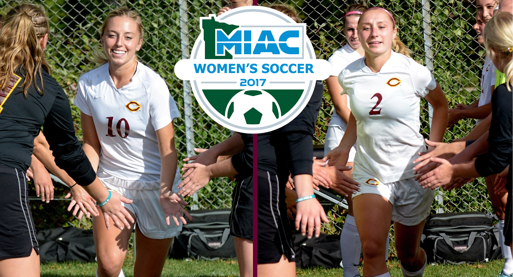Kayla Dostal (L) was named to the MIAC All-Conference All-Conference Team while Katie Gillette earned All-Conference Honorable Mention honors.