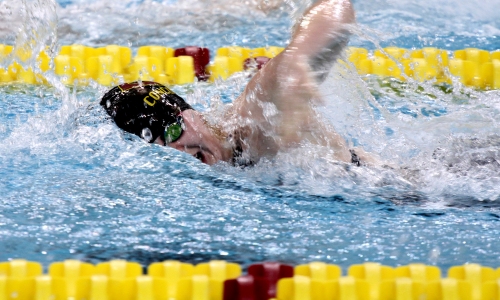 Relays Start And Finish Dual-Meet Win