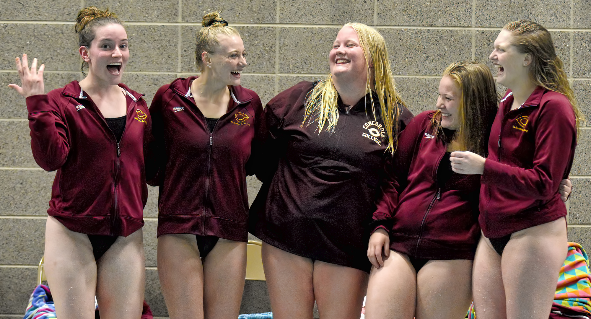 Concordia honored its five seniors in their double-dual meet on Friday during the final "regular season" weekend of the year.