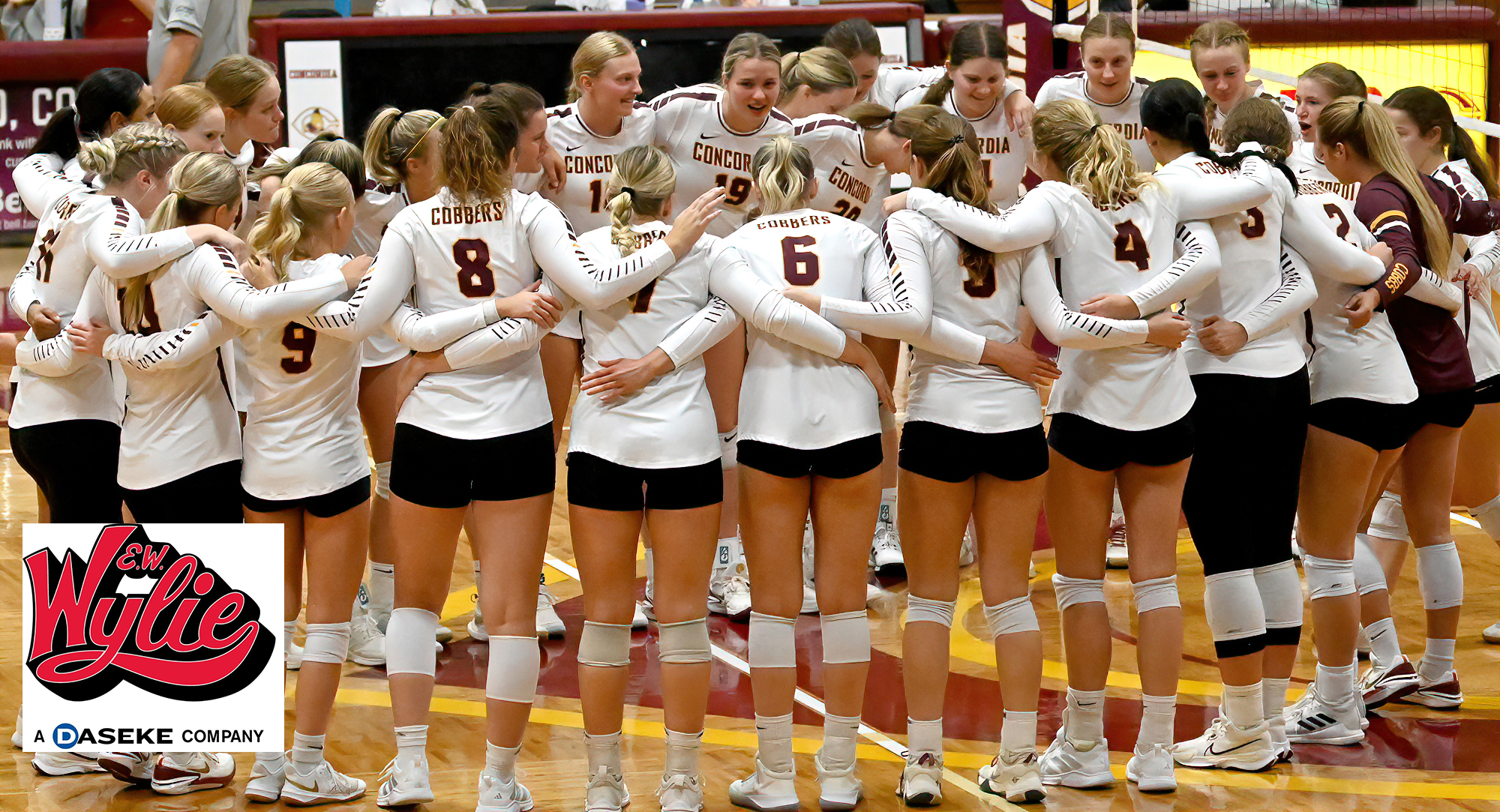 Concordia was swept (25-17, 30-28, 25-20) in Duluth by St. Scholastica.