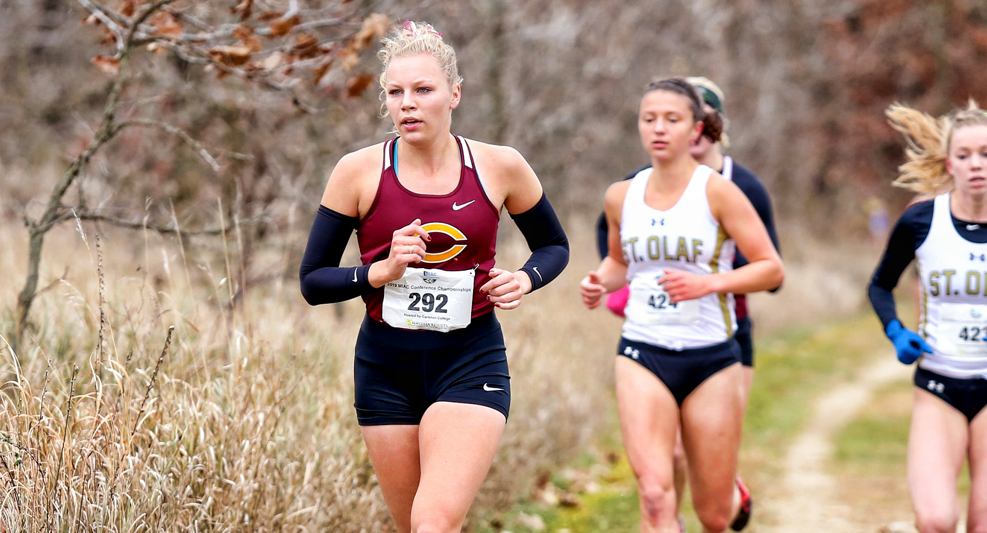 Senior Kara Andersen posted her second straight Top 30 finish at the NCAA Central Region Meet and earned All-Regions for the second consecutive year. (Photo by Nathan Lodermeier)