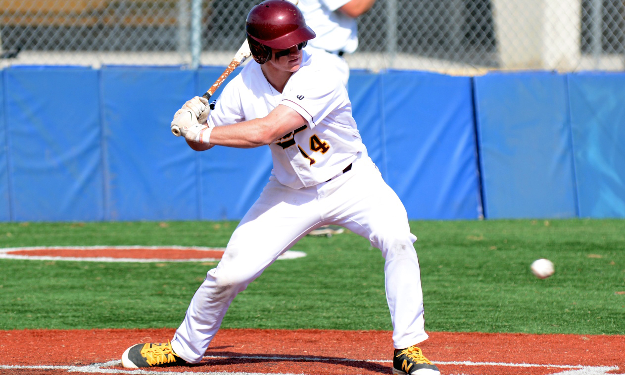 Sophomore Chad Johnson went 5-for-8 in the Cobbers' two games at Wheaton on Friday.