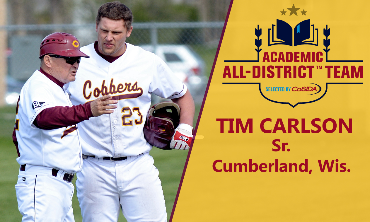 Carlson Named Academic All-District