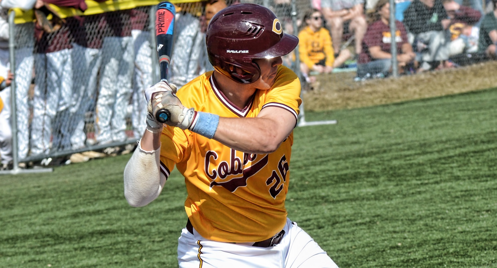Senior Turner Storm went 5-for-7 with three RBI in the Cobbers' doubleheader at St. John's.
