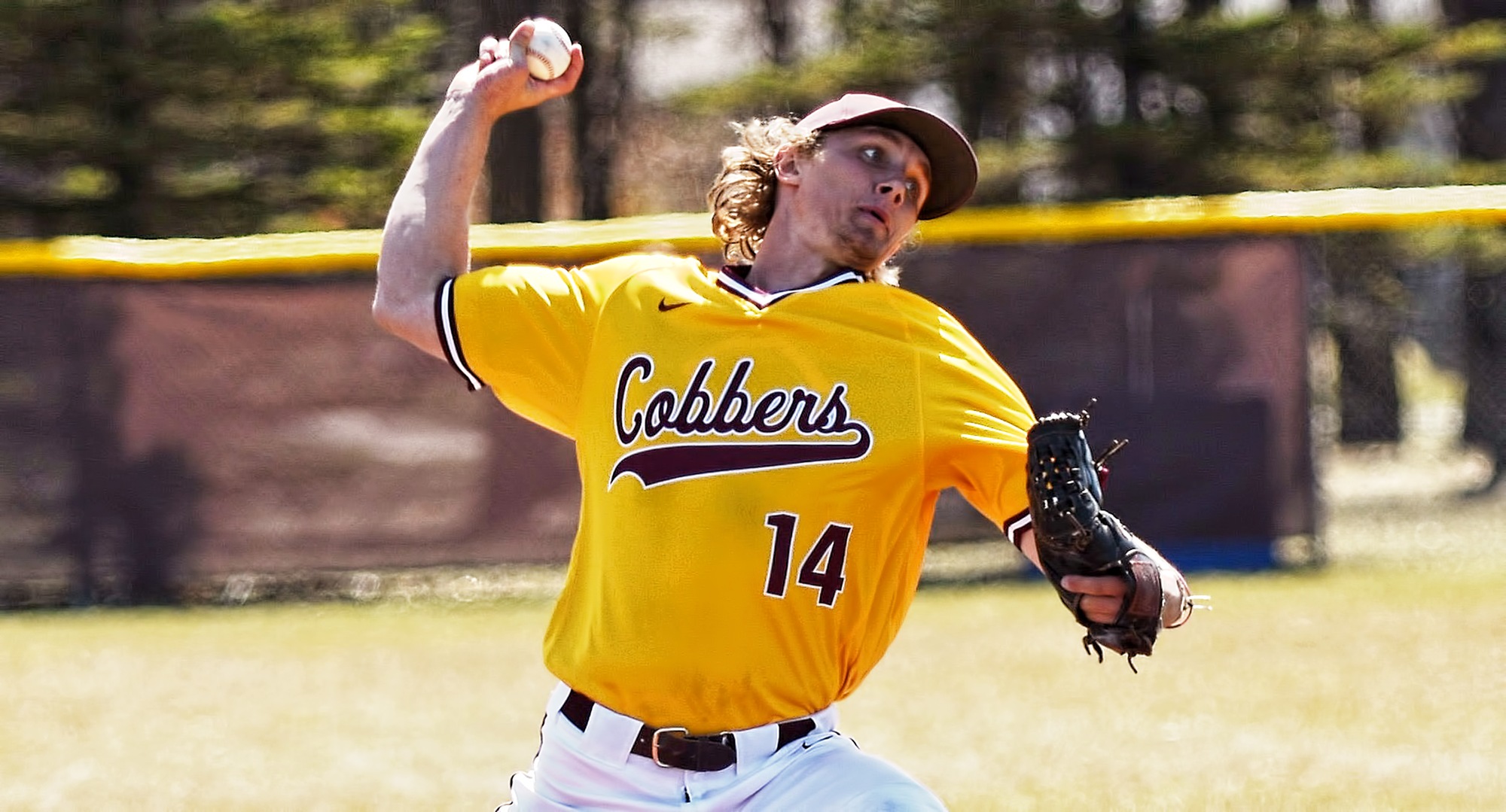 Junior pitcher Austin Ver Steeg pitched six innings and didn't allow and earned run in the Cobbers' game with Cornell.