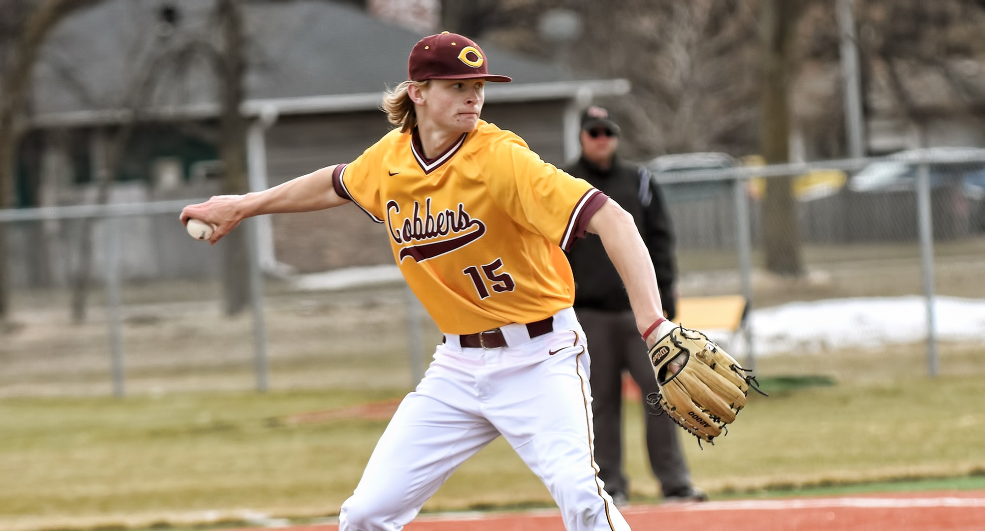 Senior Ty Syverson recorded a complete-game win and only allowed one run and four hits in the Cobbers' 4-1 win over Pitt.-Greensburg.