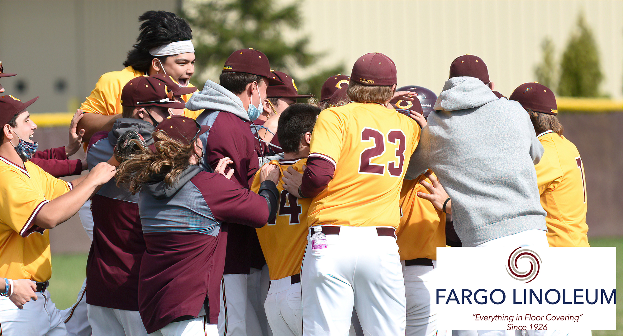 Concordia overcame a 6-0 deficit, scored eight unanswered runs and beat St. Olaf 8-6 in the first game of the best-of-three series in the MIAC Round of 12.