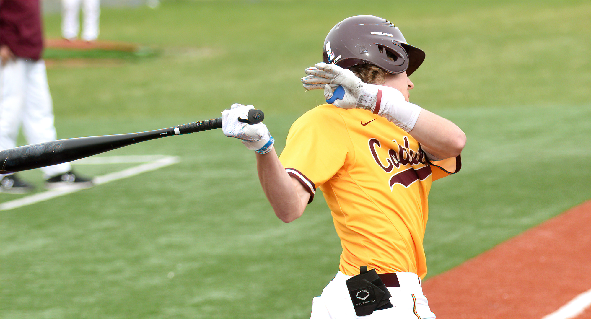 Thomas Horan hit the team's first home run of the year in the Cobbers' DH with Moravian and then scored the game-winning run in Game 2.