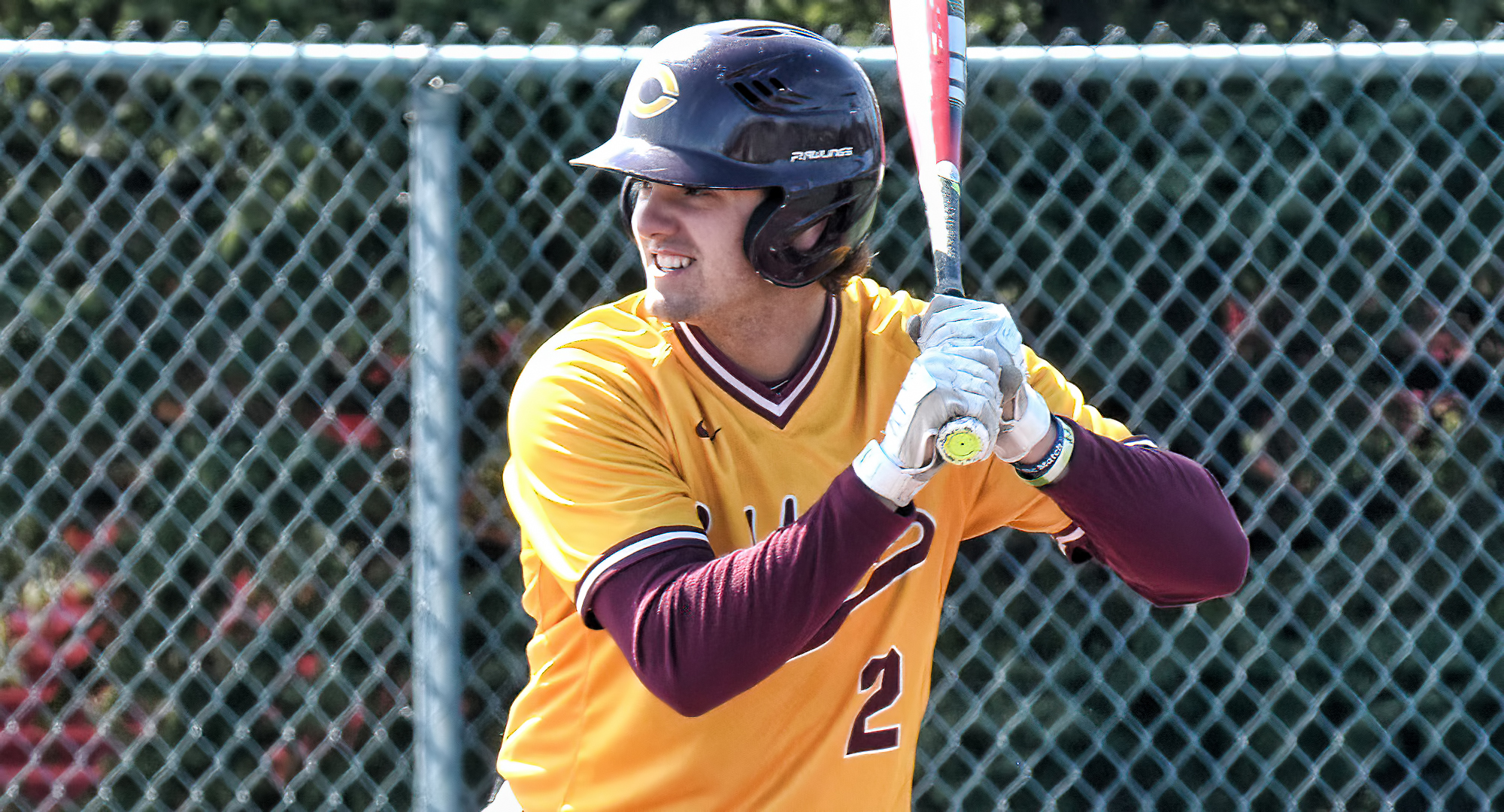Matt Gruber went 2-for-3 in the Cobbers' 12-2 win over Gwynedd Mercy to become the 28th player in CC history to reach the 100-hit mark.