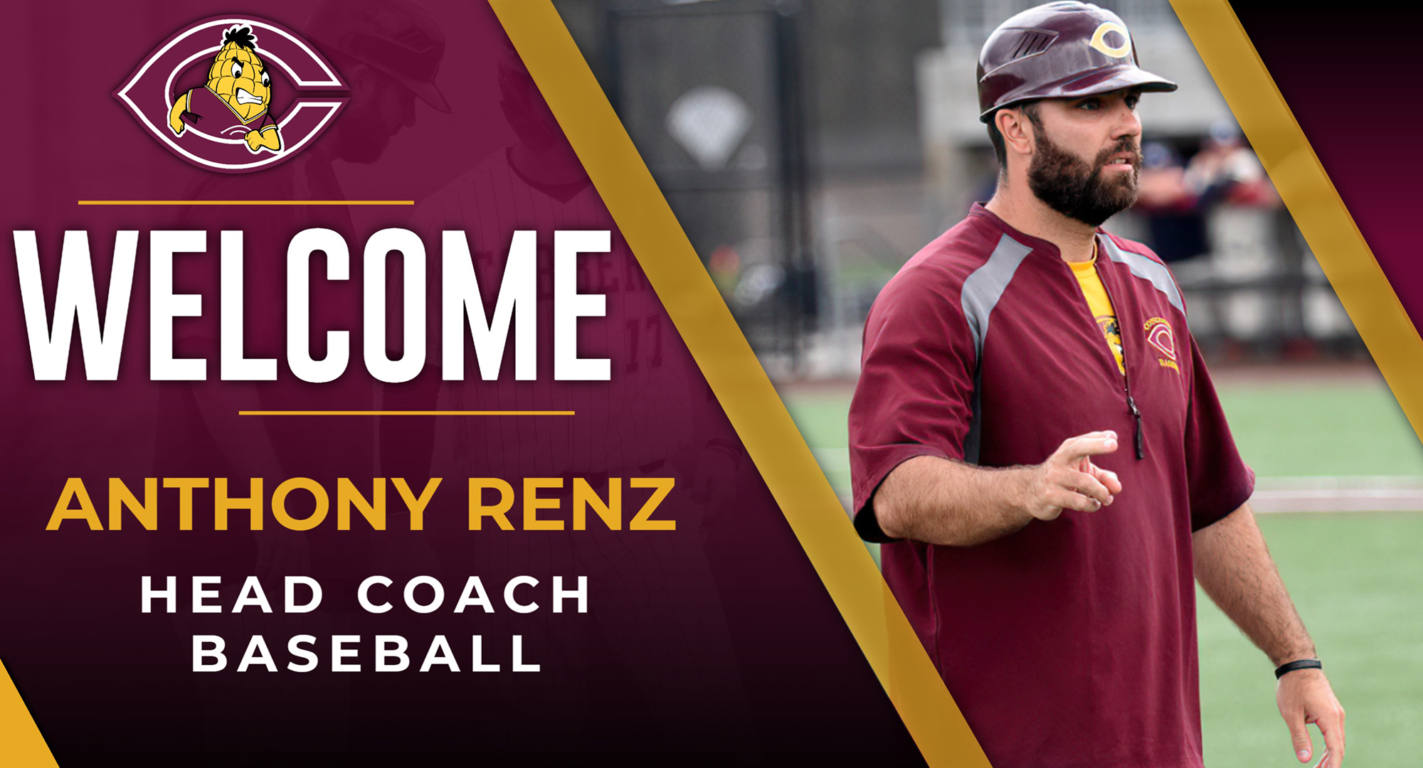 Anthony Renz has been named the new head coach for the Cobber baseball team. He was the assistant coach for five seasons.
