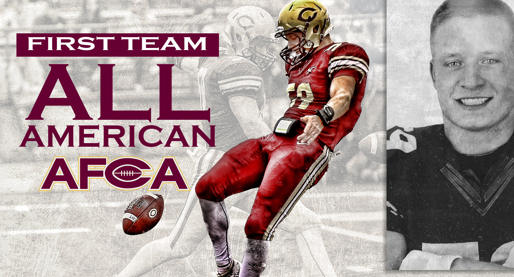 Senior Alex Berg was named to the AFCA All-American First Team. He is the seventh Cobber player in the history of the program to earn the honor.