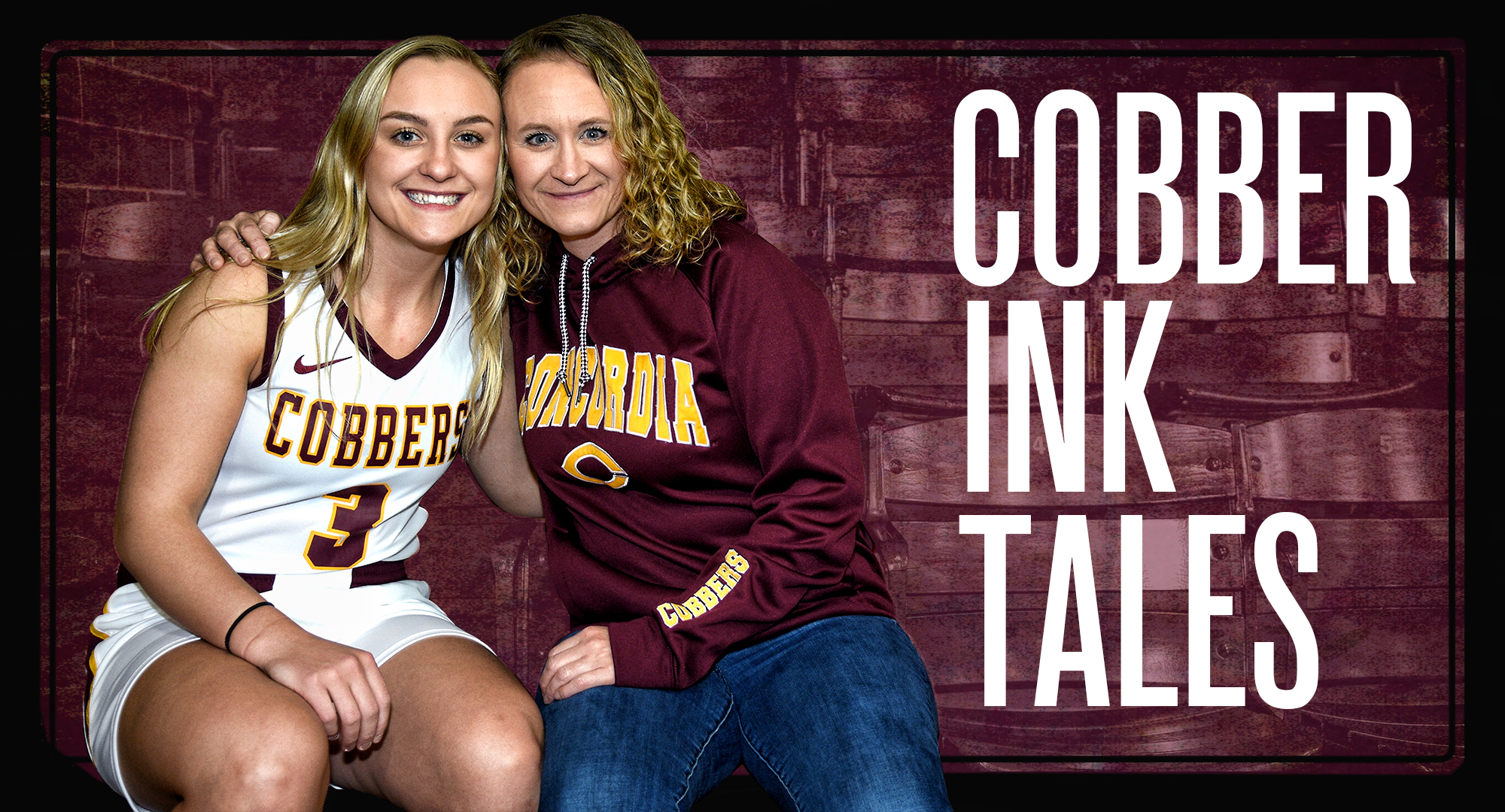 Cobber women's basketball All-Conference guard Autumn Thompson and her mother share a special bond and a common tattoo.