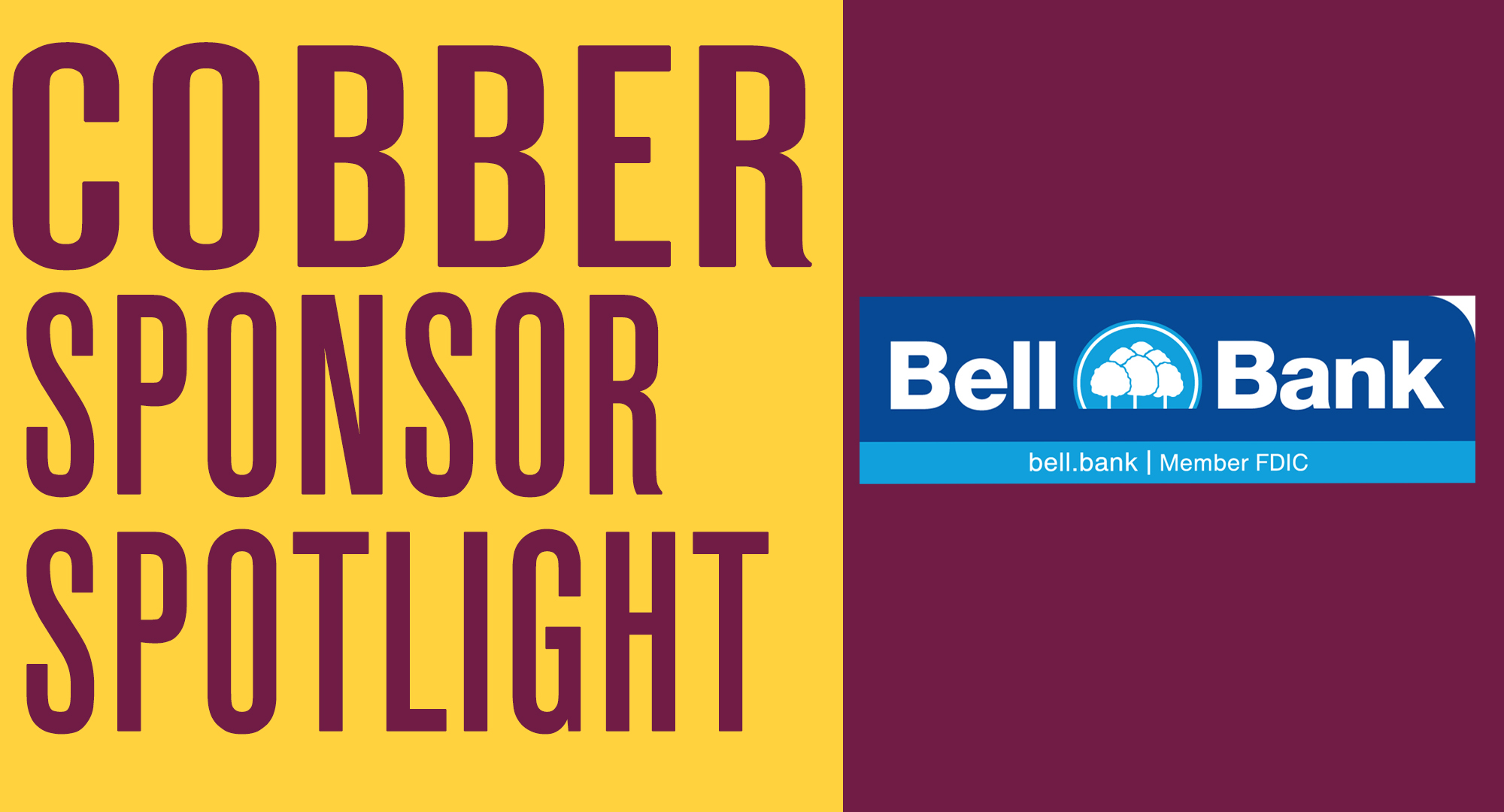 Cobber Sponsor Spotlight - Bell Bank