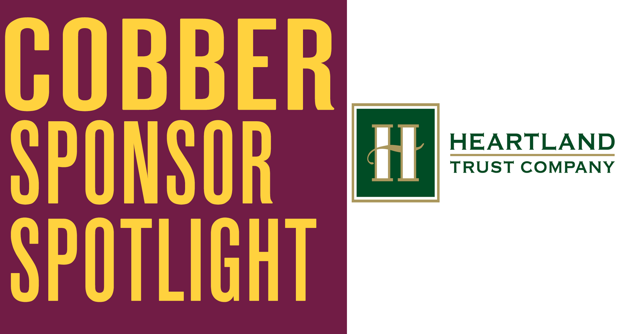 Cobber Sponsor Spotlight - Heartland Trust