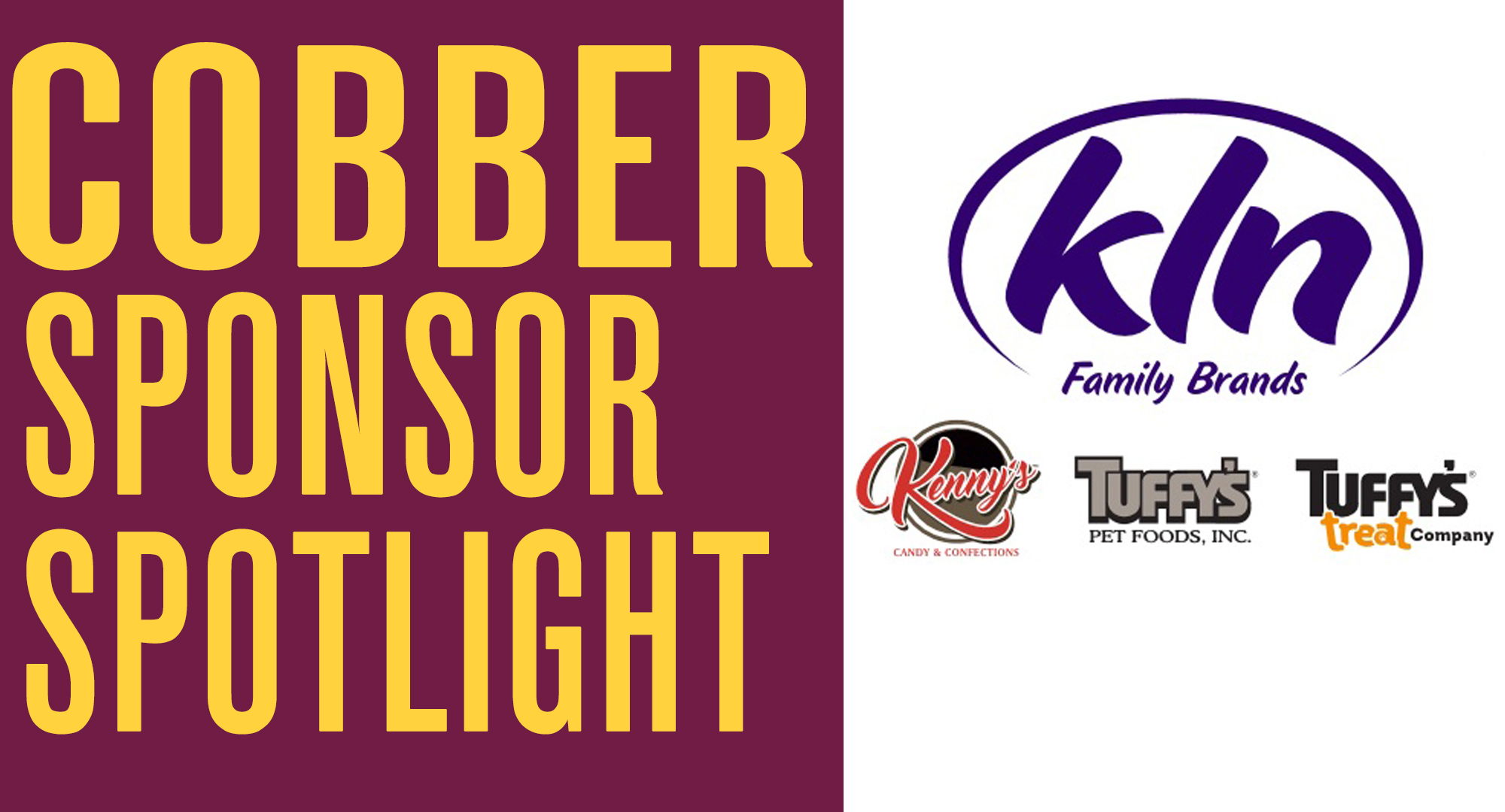 Cobber Sponsor Spotlight - KLN Family Brands