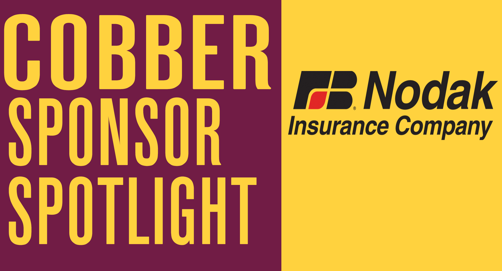 Cobber Sponsor Spotlight Nodak Insurance Company